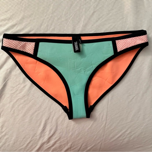 Triangl Color Block Neoprene Bikini Bottoms - Picture 4 of 6